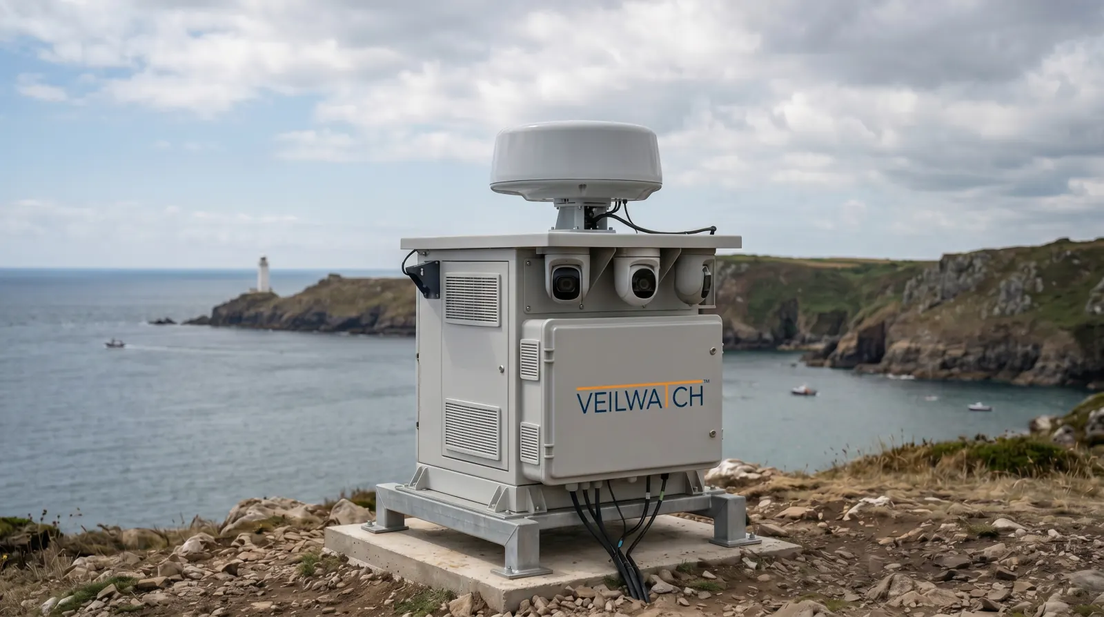 VEILWATCH Coastal node deployed on coastline